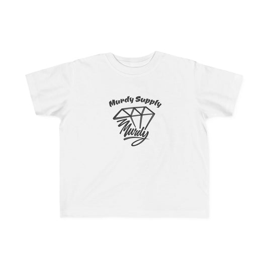 Toddler Tee — Diamond Logo "Lil Mur-tee" Graphic Kids Shirt