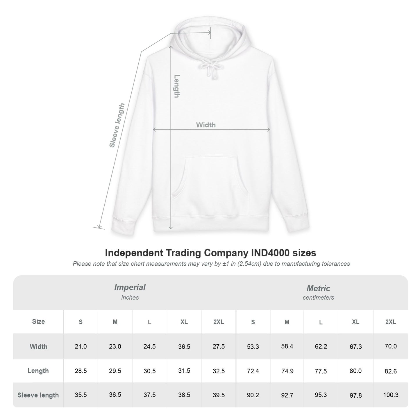 Murdy Hoodie Chest Logo ONLY — Casual Hoodie
